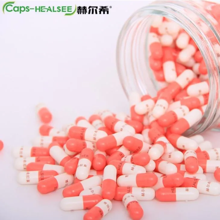 red white hpmc capsules