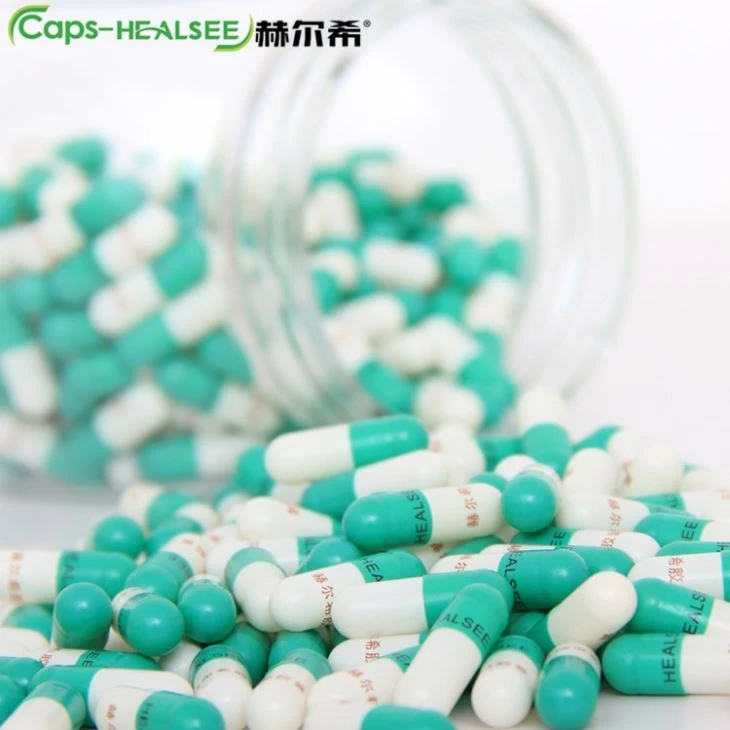 green white vege capsule