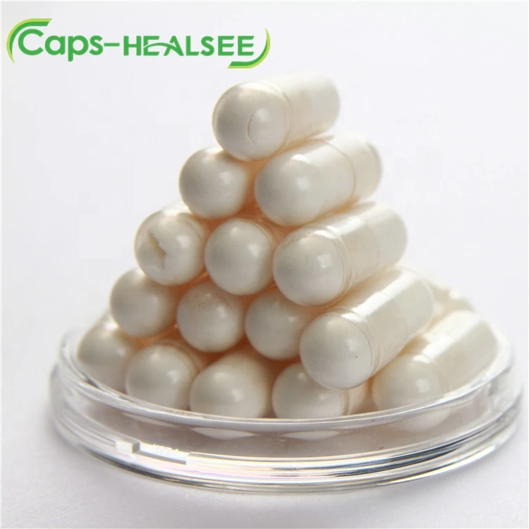 White Size 0 Zinc Oxide Capsules